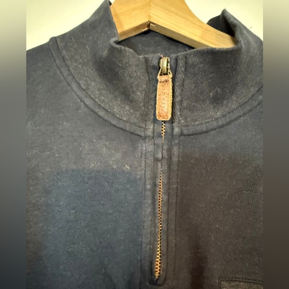 Ted Baker London Navy Quarter Zip Pullover Sweater Size 6 (US XL) - Picture 8 of 9